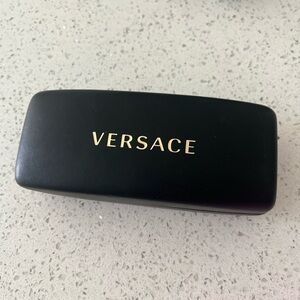 Versace Black Case with Gold Logo